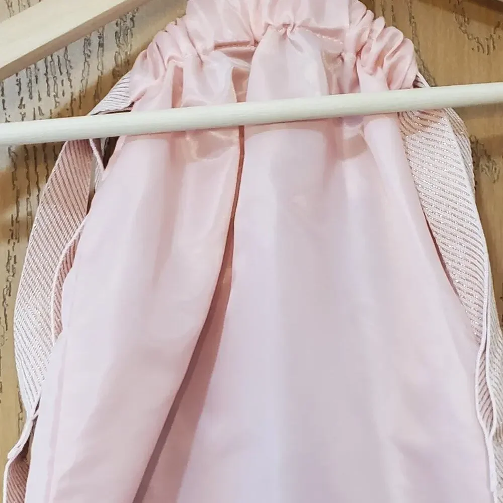 Disney Parks Official Pink Drawstring Backpack Bibbidi Bobbidi Boutique!